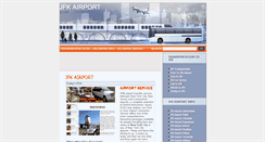 Desktop Screenshot of jfkairportservice.com
