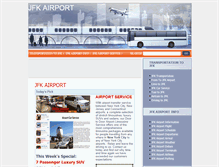 Tablet Screenshot of jfkairportservice.com